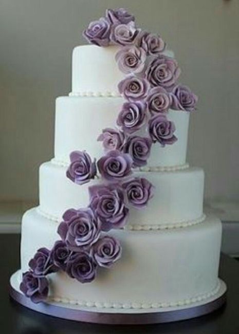 Tarta nupciales de flores - 1