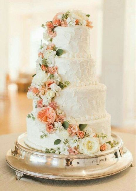 Tarta nupciales de flores - 2