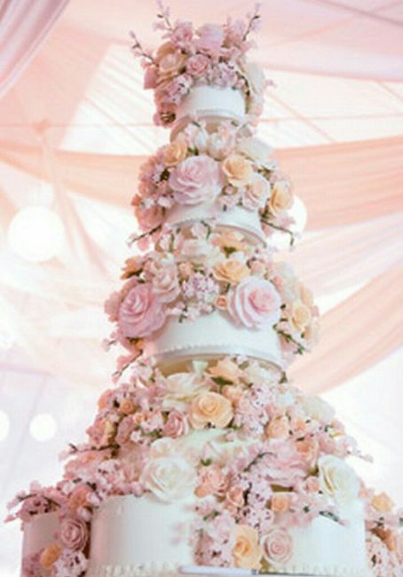 Tarta nupciales de flores - 3