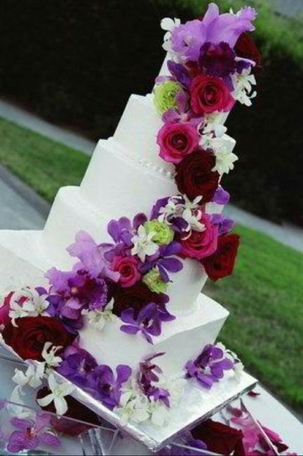 Tarta nupciales de flores - 4