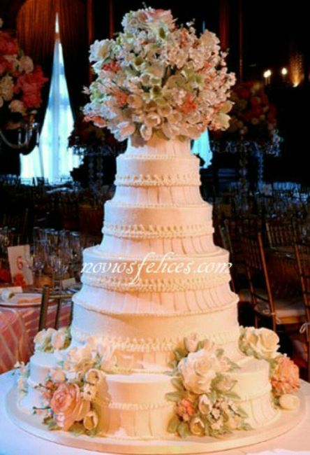 Tarta nupciales de flores - 6