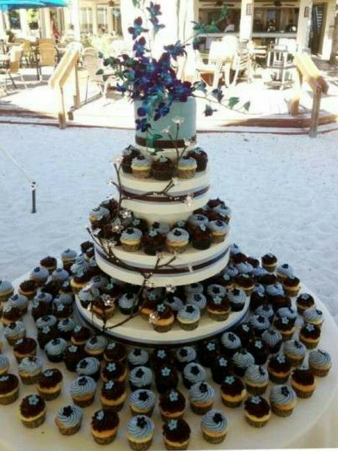 Tartas nupciales cupcakes - 10