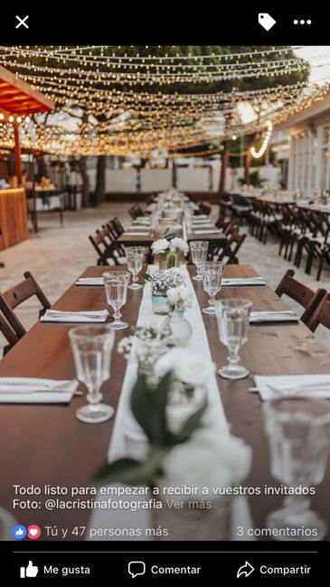 ¿Pondrías un tendido de luces en tu boda? - 1