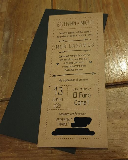 Invitaciones de boda 1
