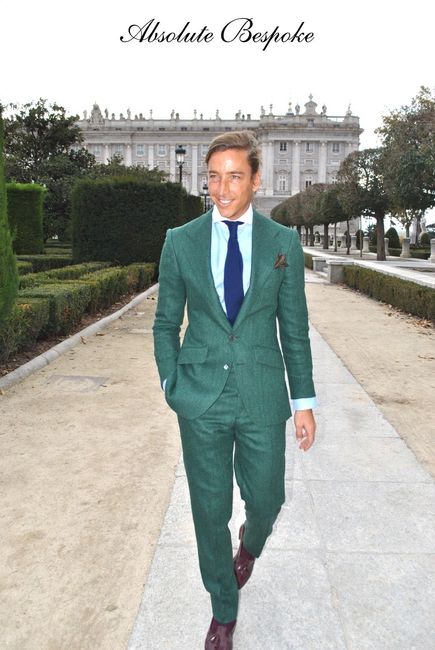Traje verde