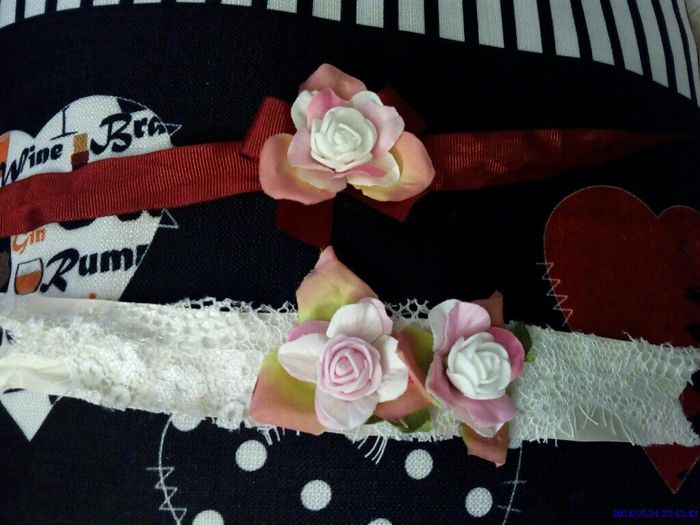 Pulseras flores para damas de honor diy - 1