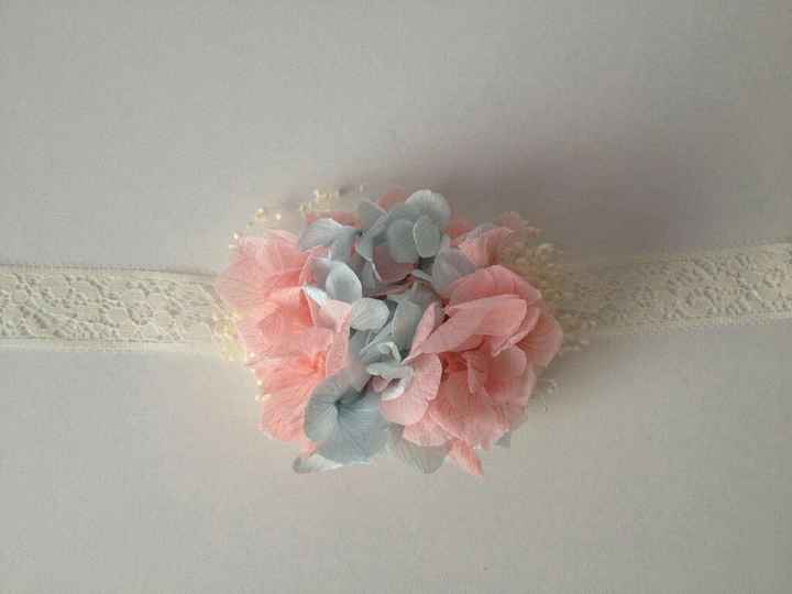Corona pelo y pulsera novia - 3