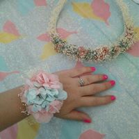 Corona pelo y pulsera novia - 4