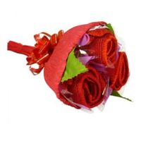 Detalle ramo de rosas en toallas - 2