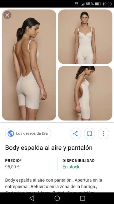 Body para vestido novia 1