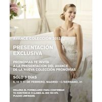 AVANCE PRONOVIAS 2013