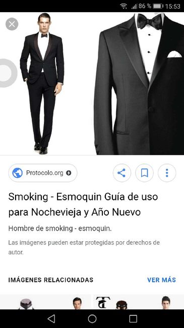 Traje o Esmoquin - 2
