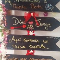 Hola buenas tardes! Nos casamos en octubre y tenemos casi todo  preparado.este será nuestro cartel d