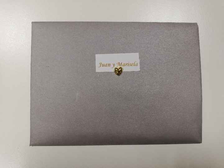 Mis invitaciones lista y casi ya todas entregadas - 1