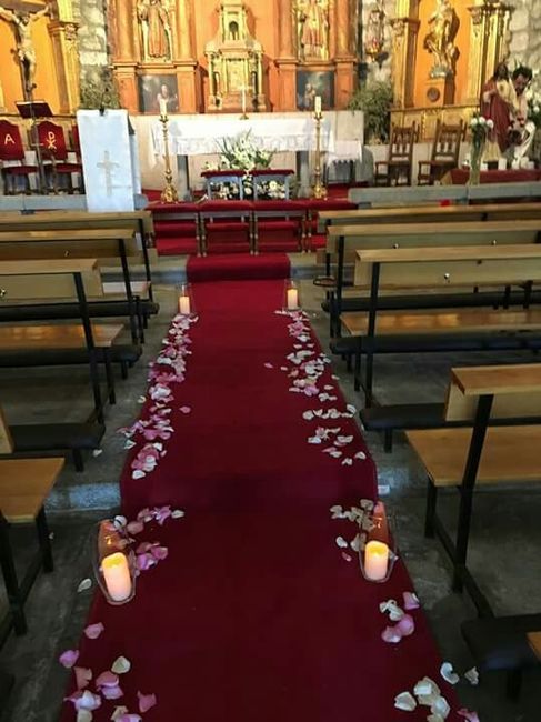 Velas con jaulas para el pasillo de iglesia - 1
