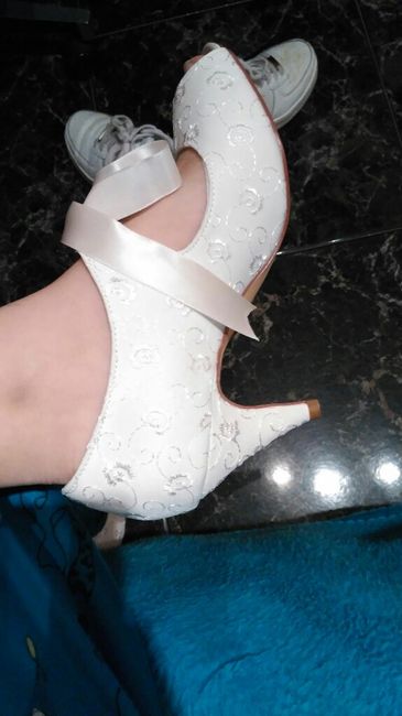 Zapatos novia de tacón bajo - 1