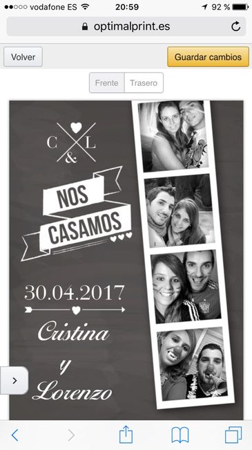 ¿Qué invitaciones de boda deseas? - 1