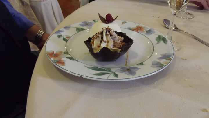 Bomba chocolate blanco y tulipa chocolate