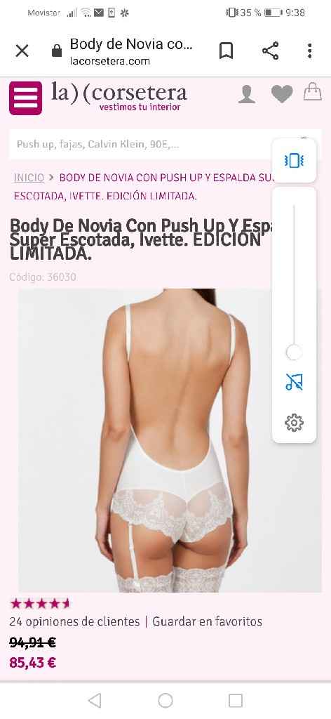 Body escote/espalda descubierta - 1