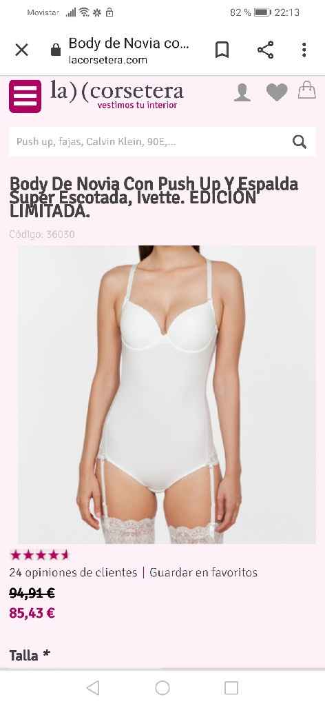 Body escote/espalda descubierta - 1