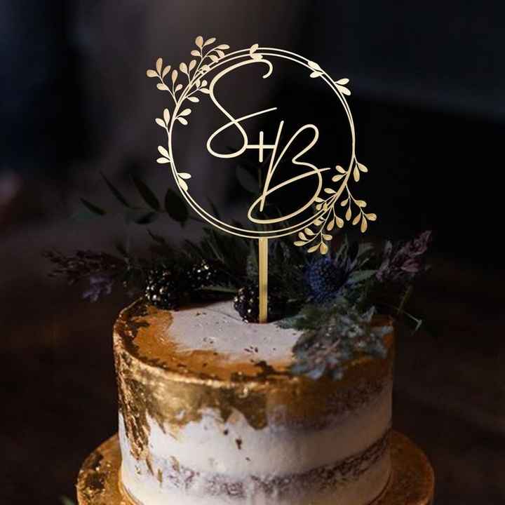 Topper para la tarta nupcial - 1