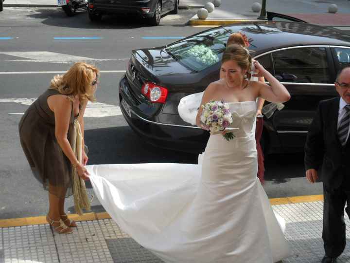 llegada de la novia