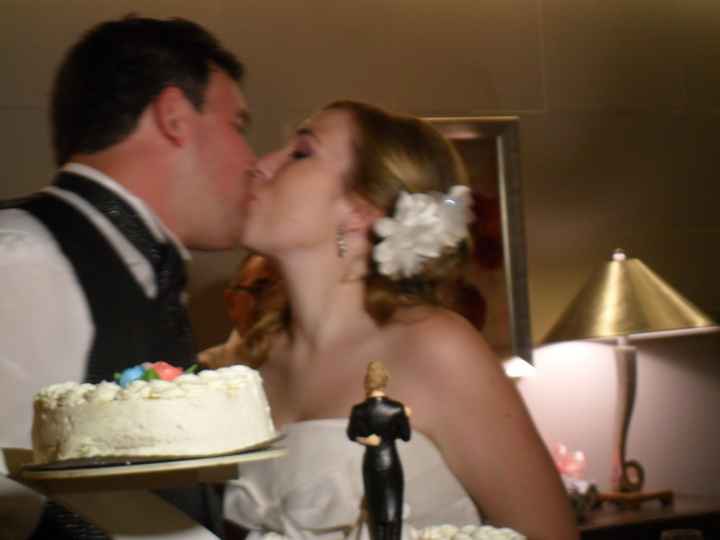 besos con la tarta