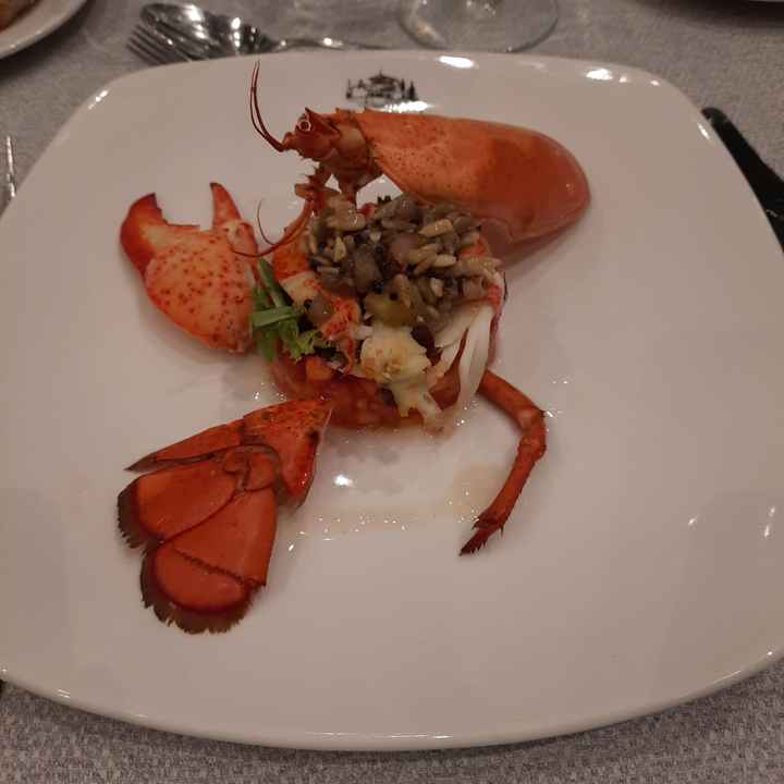 Ensalada de bogavante o lasaña de centollo crujiente?? - 1