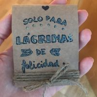 Paquetes de pañuelo, para lágrimas de felicidad! - 2