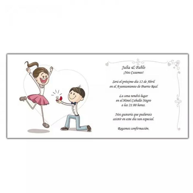 Tarjetas de invitación - 1