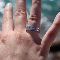 Mi anillo de comrpomiso!! que bonito!!