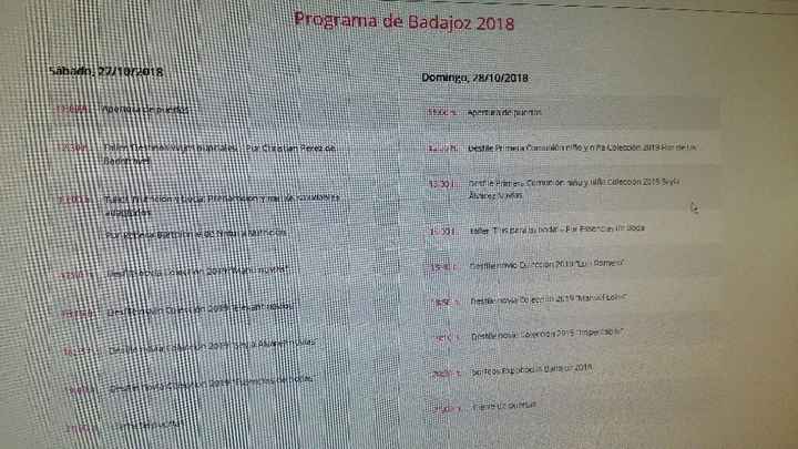 Fecha Expo bodas Badajoz 2018??? - 1