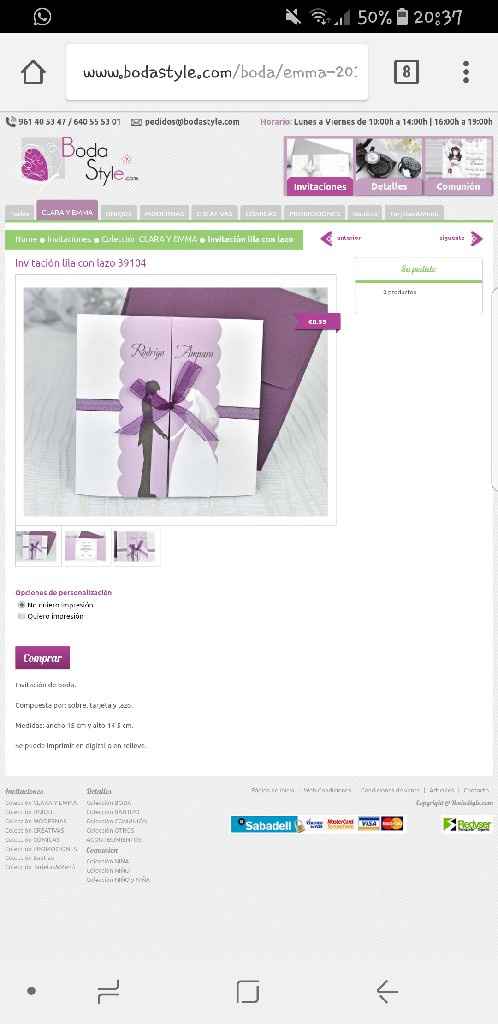  Que os parecen estás invitaciones?? - 1