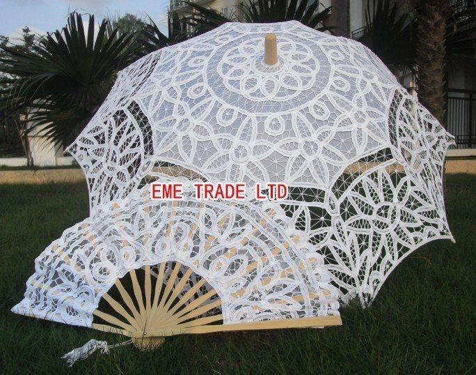Parasol de encaje