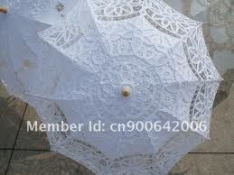 Parasol de encaje