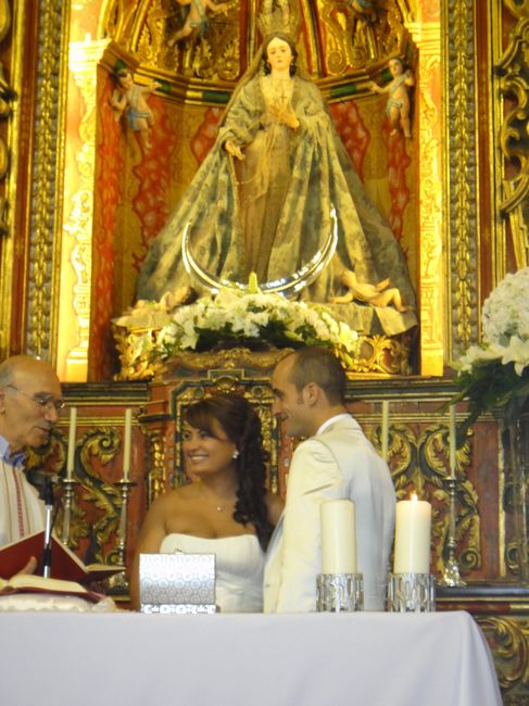 En el altar