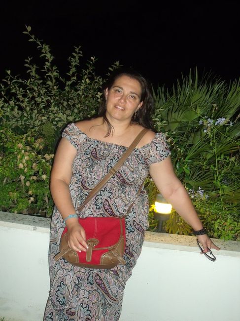 La novia en el Parador de Ayamonte (Huelva).