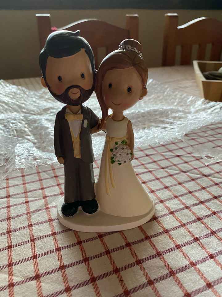 Figura para la tarta de novios personalizada. - 1