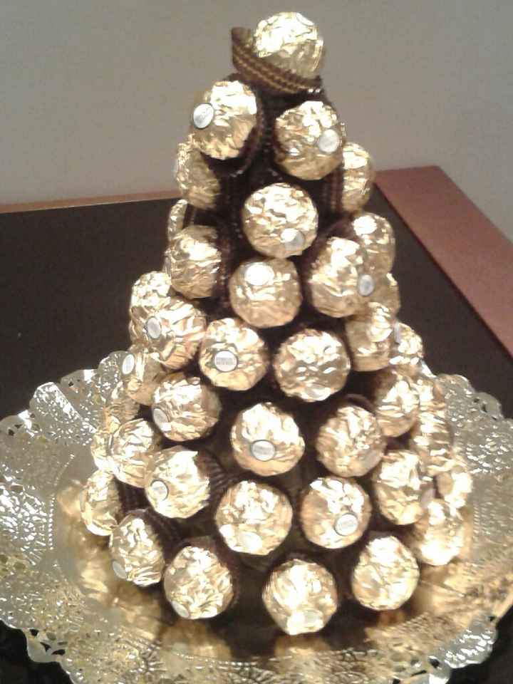 Piramide de bombones ferrero rocher - 1