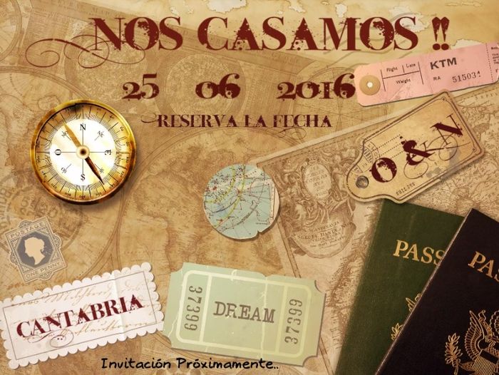 Nuestro Save the Date