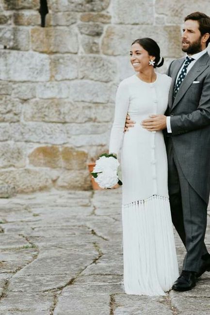 Vestido de novia de invierno - 1