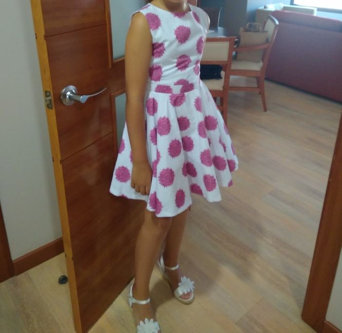 Mi niña por delante