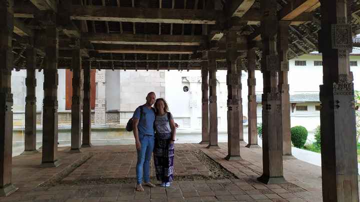 Templo del diente. Muy visitado por los budistas, es un templo muy importante.