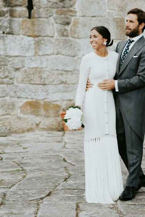 Vestido de novia de invierno - 1