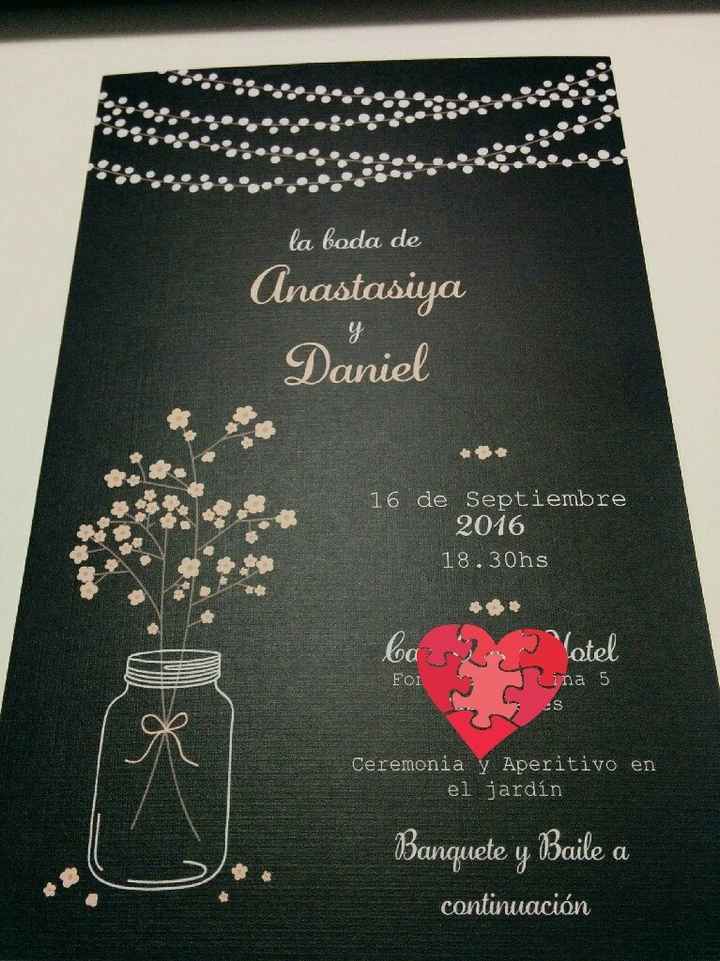 Ya tenemos invitaciones! - 1