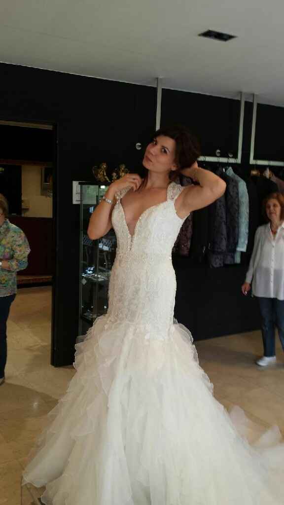 Primera prueba de vestido,encantada! - 1