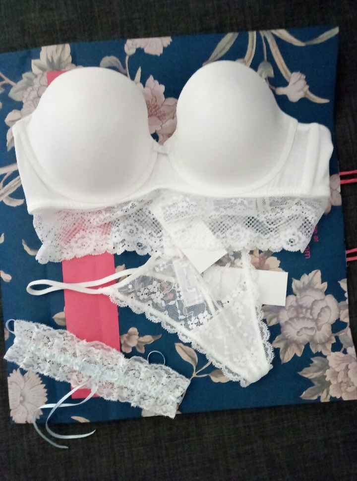 Ropa interior para la boda y una duda con la liga - 1