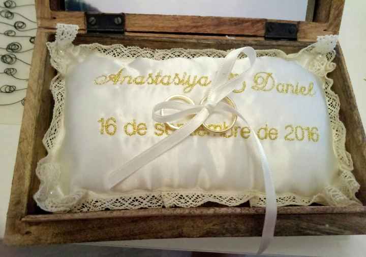 Nuestra cajita para alianzas a 20 días!!! - 2