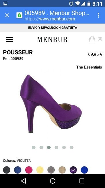 Zapatos morados - 1