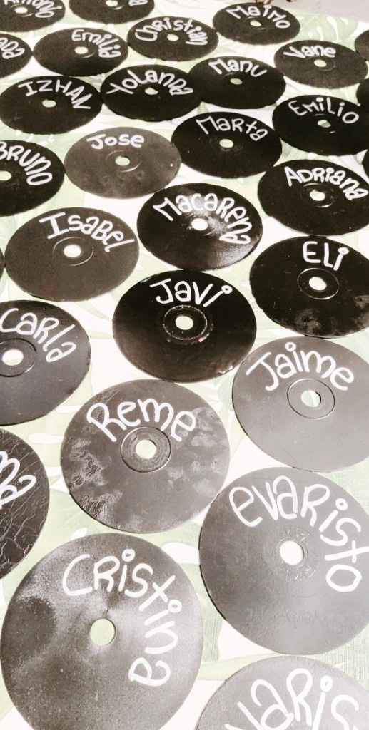 cd con nombre de invitados - 1
